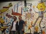 Liniers, Mural realizado en concierto con Kevin Johansen, Malba 2012. 429x364cm | $40.000