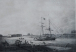 Lote 5: Pellegrini Enrique, "Puerto de los tachos" - 1841 - 41x50 - Litografía | $3.000